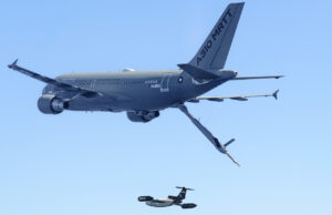 Airbus achieves in-flight autonomous guidance and control of a drone from a tanker aircraft