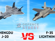 Chengdu J-20 Vs. F-35 Lightning II Comparison, BVR & Dogfight (Who Wins)