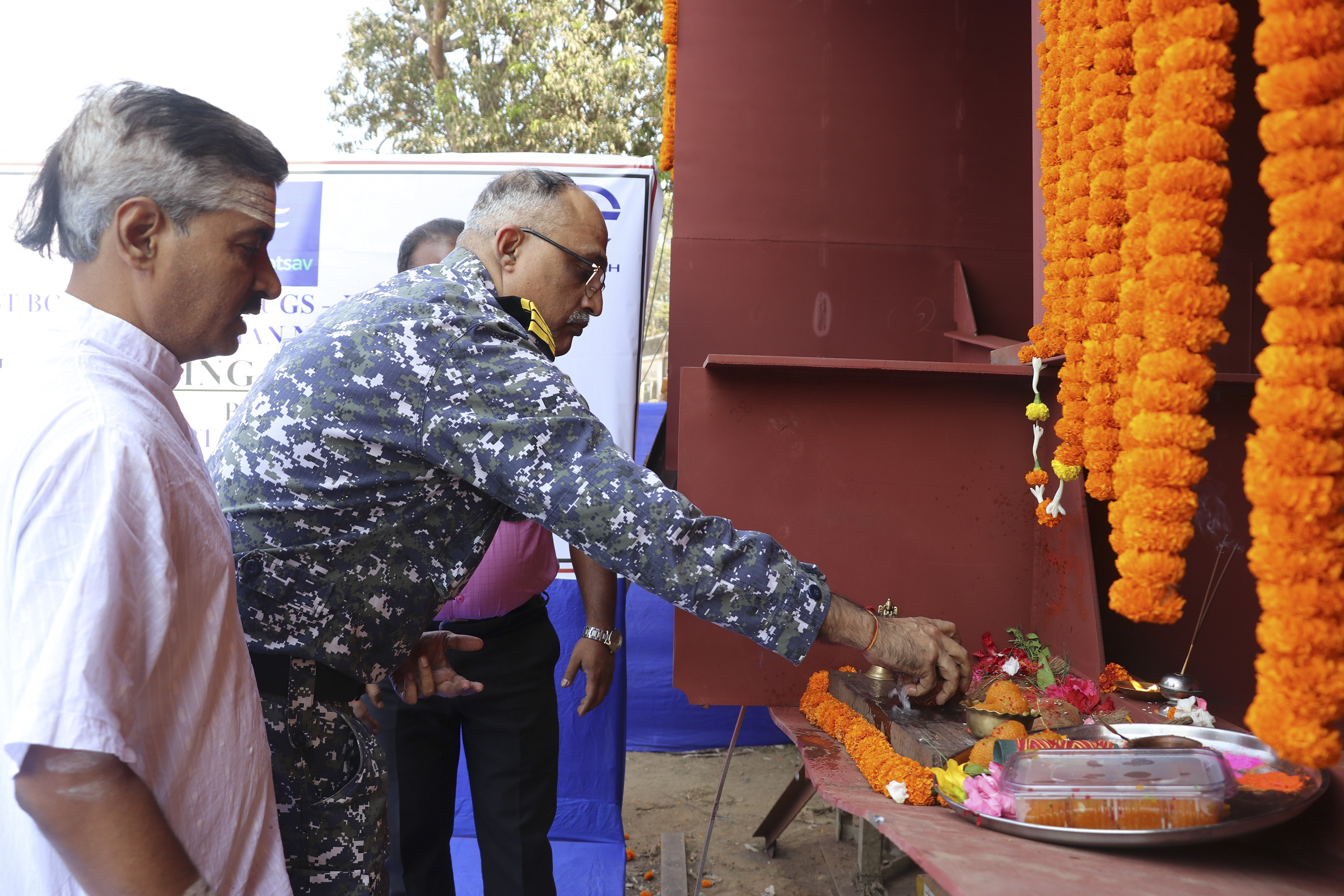 Keel Laying Of Third 25T BP Tug, Yard 337(Ashva) at M/s Titagarh Wagons Pvt Ltd, Kolkata