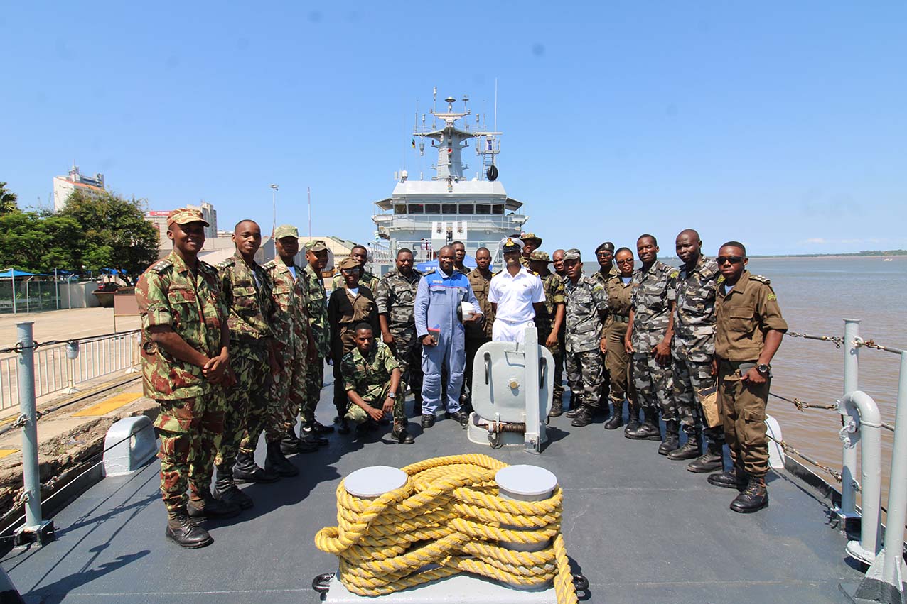 INS Sujata Visits Port Maputo, Mozambique