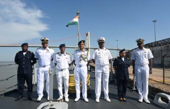 INS Sujata Visits Port Maputo, Mozambique