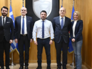 Meeting with D.M. of National Defence, N. Hardalias, for DEFEA 2023