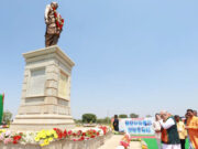 Union Home Minister and Minister of Cooperation, Shri Amit Shah inaugurates Gorata Martyr Memorial and Sardar Vallabhbhai Patel Memorial and hoists the 103 feet high tricolor at Gorata Maidan in Bidar, Karnataka