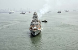 Imphal, Indian Navy’s Third Ship of Project 15B Sails for Maiden Sea Trials