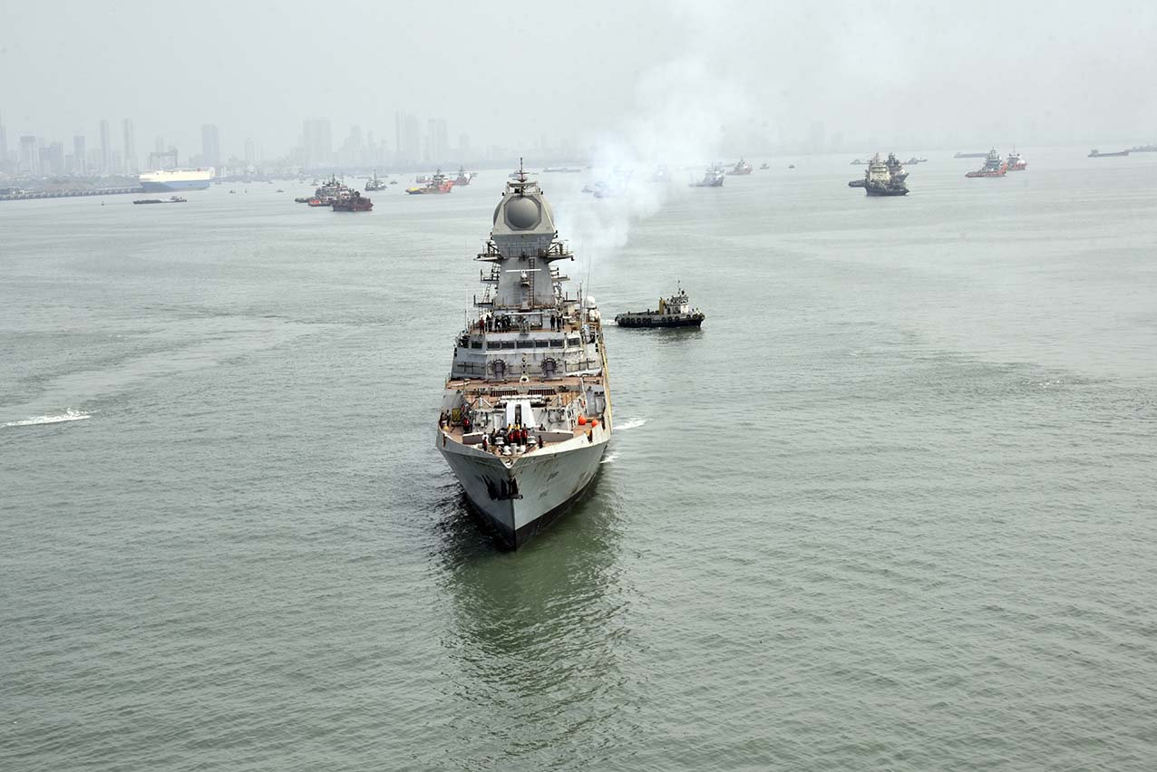 Imphal, Indian Navy’s Third Ship of Project 15B Sails for Maiden Sea Trials