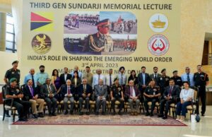 Third General K Sundarji Memorial Lecture on ‘India’s Role in Emerging World Order’ Conducted at Manekshaw Centre on 3rd April 2023