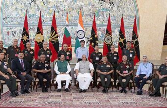 Raksha Mantri Addresses the Senior Leadership of Indian Army During Army