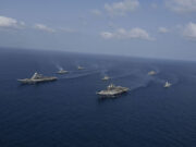 Combined Operations of INS Vikramaditya and INS Vikrant