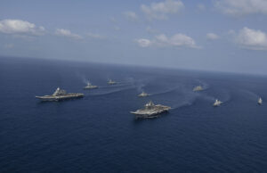 Combined Operations of INS Vikramaditya and INS Vikrant