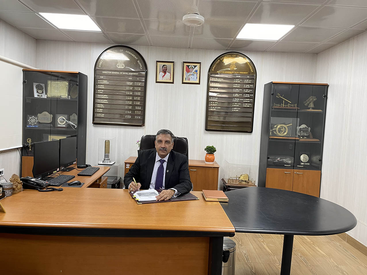 Shri P Upadhyay INAS takes over as Director General of Naval Armament