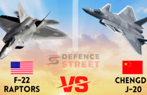 F-22 Raptors Vs. Chengdu J-20 : China’s Most Advanced Fighter Jets Compared to US F-22 Raptor