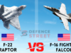 F-22 Raptor vs F-18 Super Hornet Comparison, BVR & Dogfight
