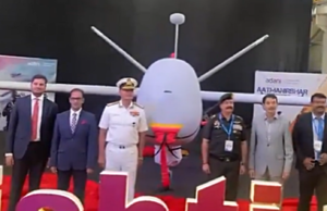 Indian Navy gets first India-made long endurance Drishti 10 Starliner Drone
