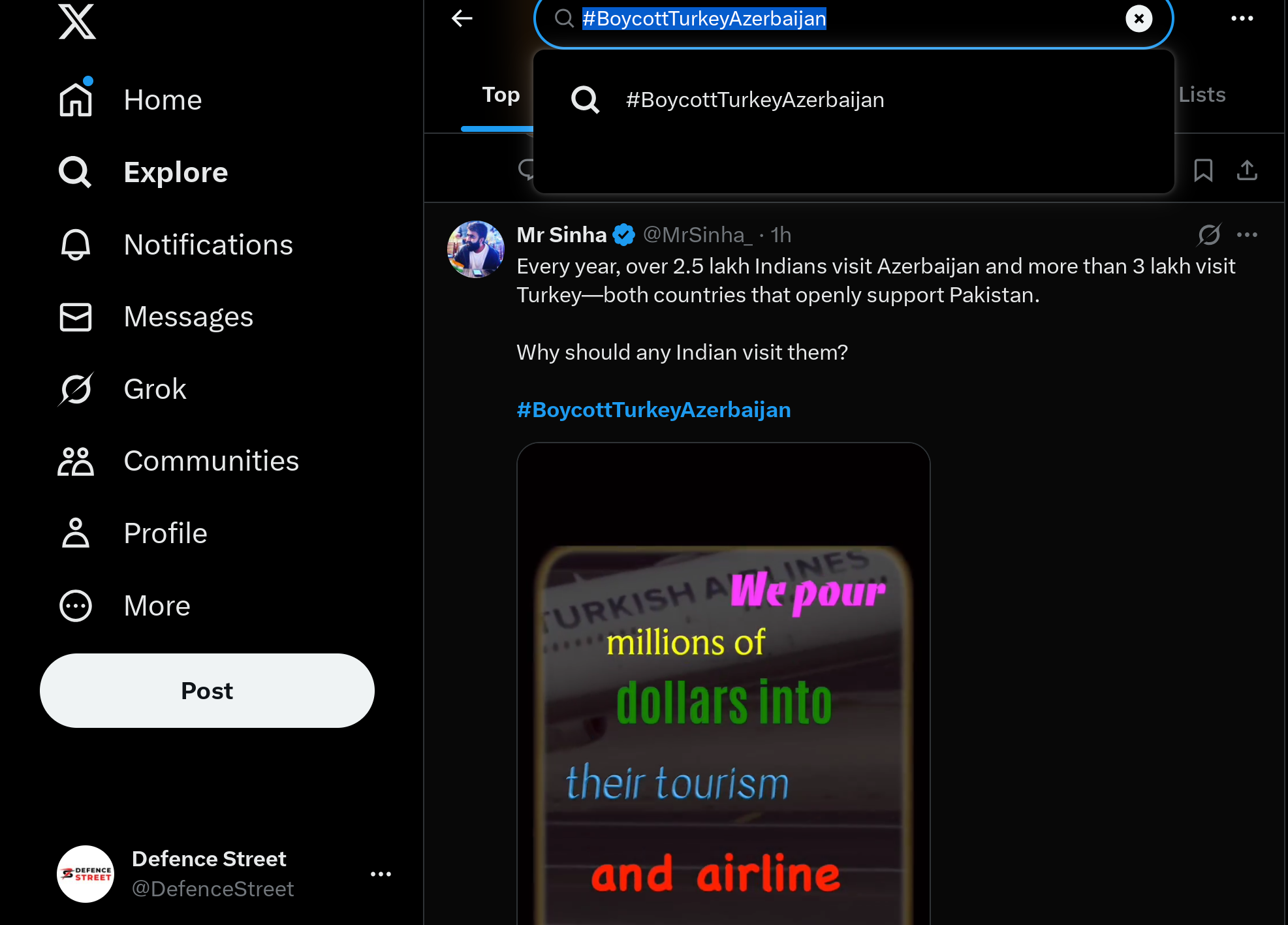 Outrage in India as #BoycottTurkeyAzerbaijan Trends on X Over Support for Pakistan